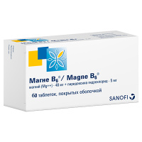 Магне B6, №60, табл. п/о