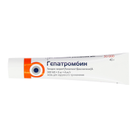 Гепатромбин 50 000 ЕД, 40 г, гель для нар. прим.