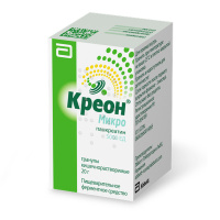 Креон Микро 5000 ЕД, 20г, гранулы киш/раствор.