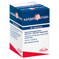 Кардиомагнил 150 мг+30.39 мг, N30, табл. п/о
