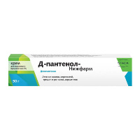 Д-Пантенол-Нижфарм 5%, 50 г, крем для нар. прим.