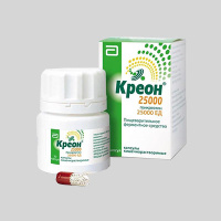 Креон 25000 18+25+1 тыс.ФИП, N20, капс. киш/раств.