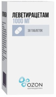 Леветирацетам 1000 мг, N30, табл. покр. плен. об.