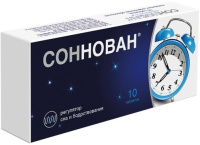 Соннован 3 мг, N10, табл. покр. плен. об.