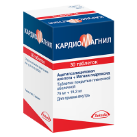 Кардиомагнил 75 мг+15.2 мг, N30, табл. п/о