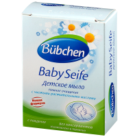 Бюбхен Беби Сайф детское мыло с растит. маслами с рождения, 125 г.
