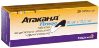 Атаканд Плюс 16 мг+12.5 мг, N28, табл.