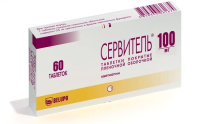 Сервитель 100 мг, N60, табл. покр. плен. об.