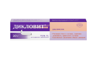 Дикловит 1%, 20 г, гель для нар. прим.