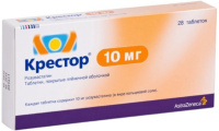 Крестор 10 мг, N28, табл. покр. плен. об.