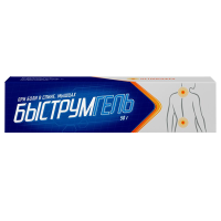 Быструмгель 2.5%, 50 г, гель для нар. прим.