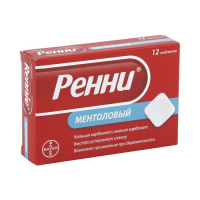Ренни, N12, табл. жев. (ментол)