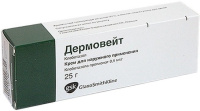 Дермовейт 0.05%, 25 г, крем для нар. прим.