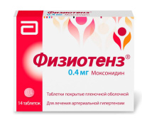 Физиотенз 0.4 мг, N14, табл. покр. плен. об.