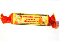 АСКОРБИНОВАЯ КИСЛОТА С САХАРОМ таб. Груша  2,9г N10 крутка