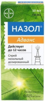 Назол Адванс 0.025мг/доза, 10 мл, спрей наз.