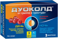Дуоколд, №4, набор порошков д/приг. р-ра д/приема внутрь, клюква