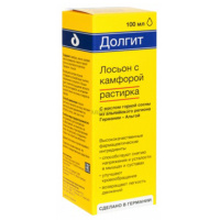 Долгит лосьон для тела с камфорой, 100 мл, растирка