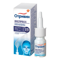 Отривин Экспресс 0,05%, 10 мл, спрей наз. (ментоловый)