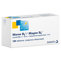 Магне B6, №100, табл. п/о