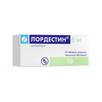 Лордестин 5мг, N10, табл. покр. плен. об.