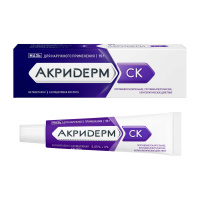 Акридерм СК 15 г, мазь для нар. прим.