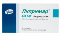 Липримар 40 мг, N30, табл. покр. плен. об.