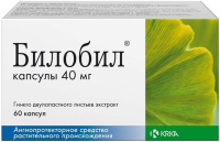 Билобил 40 мг, N60, капс.
