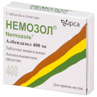 Немозол 400мг, табл. жев.