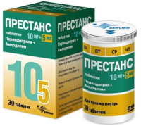 Престанс 10мг+5мг, N30, табл.