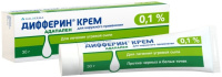 Дифферин 0.1%, 30 г, крем для нар. прим.