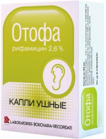 Отофа 2.6%, 10 мл, капли ушные