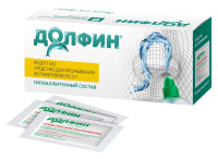 Долфин Оторинолар средство для промывания при аллергии №30 пак.
