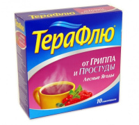 ТераФлю от гриппа и простуды, N10, пор. для приг. р-ра для вн. приема (лесные ягоды )