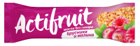 Актифрут Батончик мюсли без сахара малина / брусника, 30 г