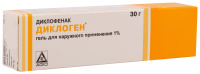 Диклоген 1%, 30 г, гель для мест. и нар. прим.