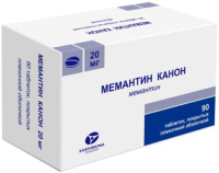 Мемантин Канон 20 мг, N90, табл. покр. плен. об.
