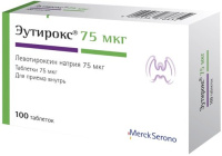 Эутирокс 75 мкг, N100, табл.