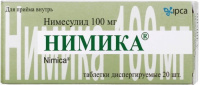 Нимика 100 мг, N20, табл. дисперг.