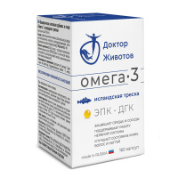Доктор Животов Омега 3 исландская треска №160 капс.