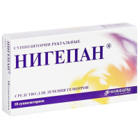 Нигепан, N10, супп. рект.