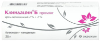 Клиндацин Б пролонг 2%, +2%, 20 г, крем вагин.