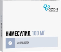 Нимесулид 100 мг, N20, табл.