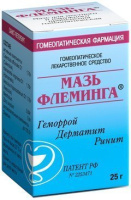 Мазь Флеминга 25 г, мазь для мест. и нар. прим. гомеоп.