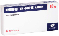 Винпоцетин форте 10 мг, N30, табл.