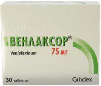 Венлаксор 75 мг, N30, табл.