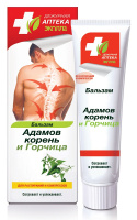 Дежурная аптека Эколла Бальзам адамов корень и горчица, 50 г.