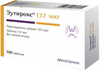 Эутирокс 137 мкг, N100, табл.