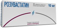 Розувастатин 10мг, N30, табл. покр. плен. об.