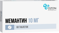 Мемантин 10 мг, N60, табл. покр. плен. об.